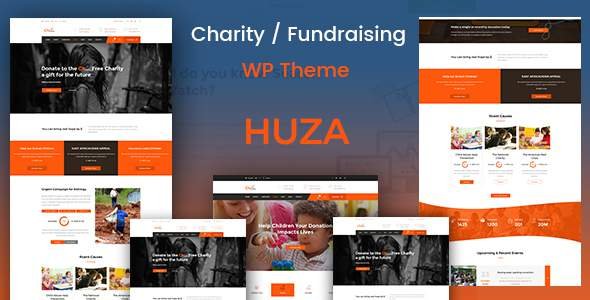 Huza - Charity/Fundraising Responsive WordPress Theme
           TFx Edison Lanny