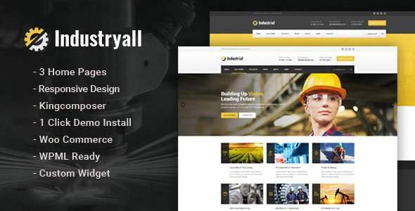 Industryall - Industrial WordPress Theme
           TFx Ruben Winton