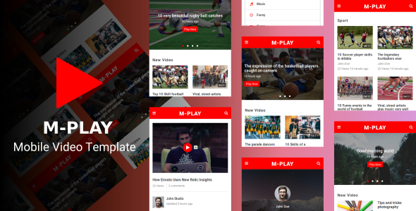M-PLAY - Mobile Video Template
           TFx Mark Chagatai
