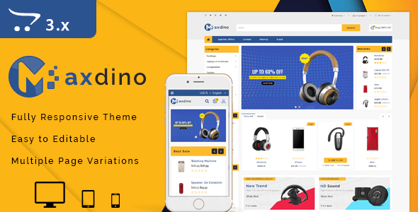 Maxido 3.0.X Opencart MultiPurpose Responsive Theme
           TFx Desmond Rastus