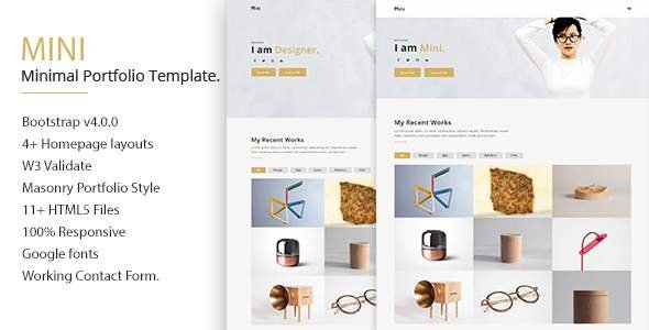 Mini Minimal Portfolio Template
           TFx Tim Austyn