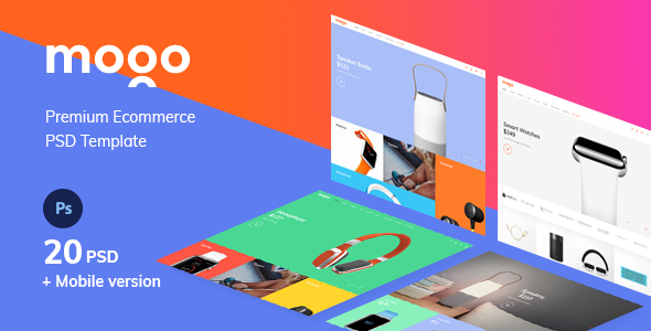 Mogo - multipurpose ecommerce PSD template
           TFx Kevin Bryan