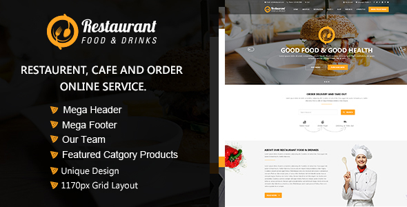 Restaurant OpenCart Theme
           TFx Lenny Lou