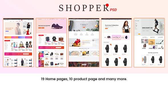 SHOPPER - Multipurpose eCommerce PSD Template
           TFx Barney Ives