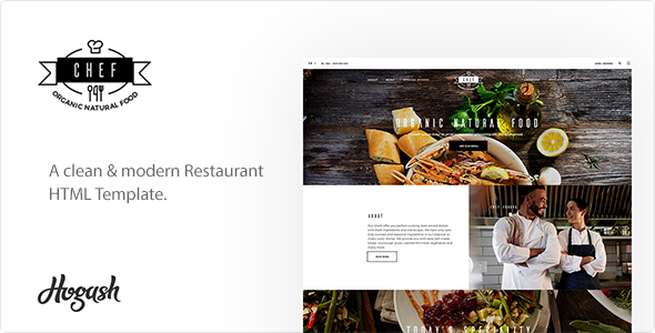Chef | Restaurant HTML Template
           TFx Milton Vivian