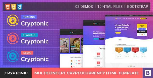 Cryptonic - Cryptocurrency HTML Template
           TFx Wynne Julius