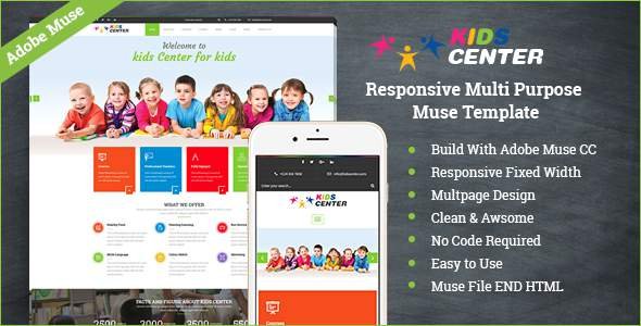 Kidcenter - Responsive Multipurpose Muse Template
           TFx Bennett Shirley