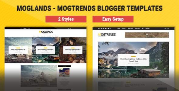 Mogtemplates - MogLands Template For Blogger - 2 Styles
           TFx Mordikai Happy