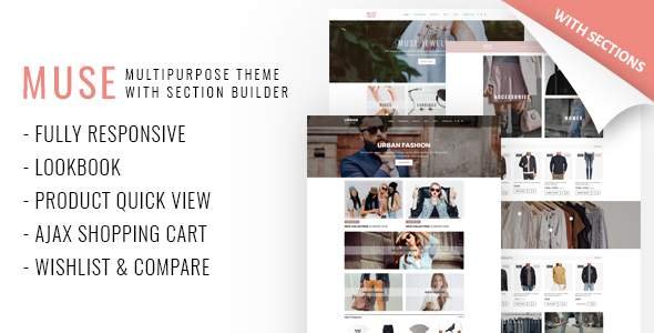Muse - Multipurpose Shopify Theme with Section Builder & Lookbook
           TFx Stuart Brandon