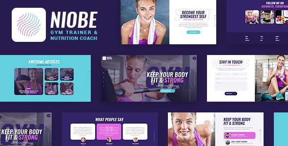Niobe | Gym Trainer & Nutrition Coach WP Theme
           TFx Benson Winston