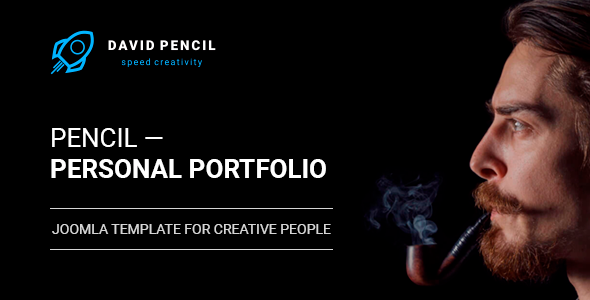 Pencil — Personal Portfolio and One Page Resume, Responsive Joomla Template
           TFx Alvin Shirley