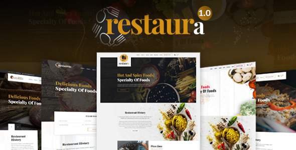 Restaura - Restaurant, Food & Cafe HTML Template
           TFx Terry Gus