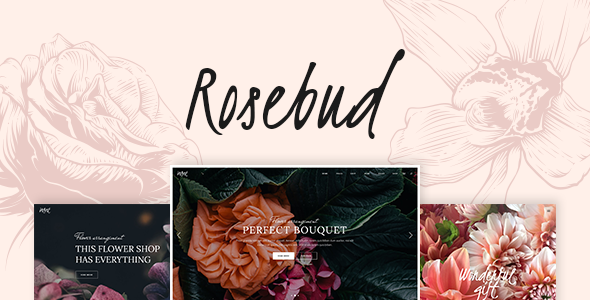 Rosebud - A Flower Shop and Florist WordPress Theme
           TFx Vinal Cowessess