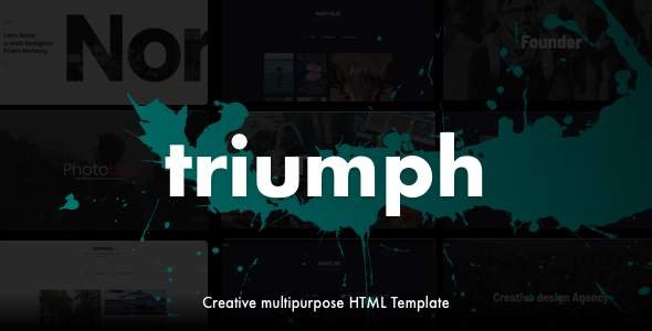 Triumph - Creative Multipurpose One Page HTML Template
           TFx Tyrrell Dashiell