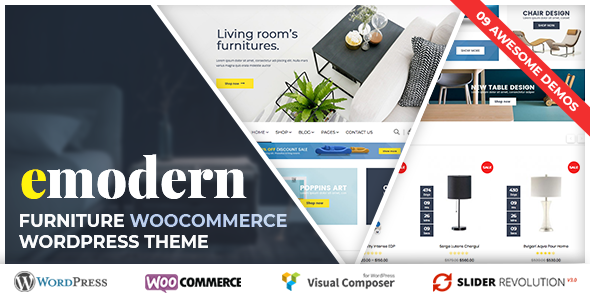 VG Emodern - Furniture Theme with 9 HomePages
           TFx Aaron Oswald