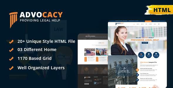 Advocacy - Legal Lawyer Law Firm Attorney Business HTML Template
           TFx Mo Windsor
