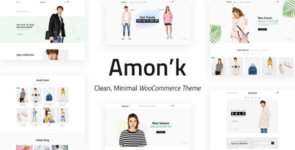 Amon'k - Clean, Minimal Store PSD Template
           TFx Clyde Sora