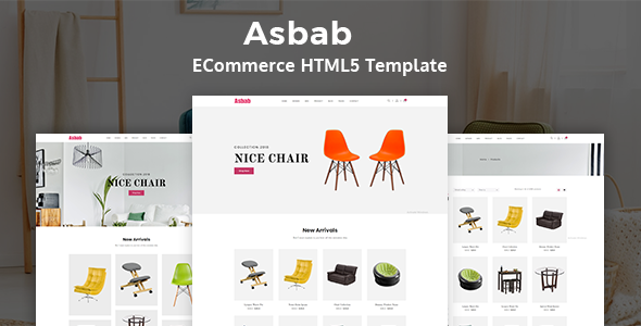Asbab – eCommerce HTML5 Template
           TFx Colin Emmett