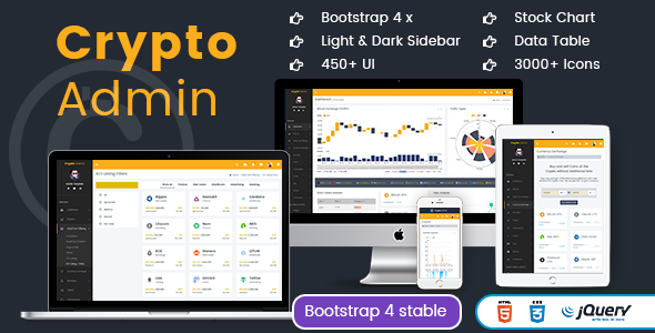 Crypto Admin - Responsive Bootstrap 4 Admin HTML Templates
           TFx Yolotli Mahatma