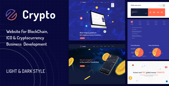 CryptoIO - ICO & Cryptocurrentcy Sketch Template
           TFx Gurgen Cyril
