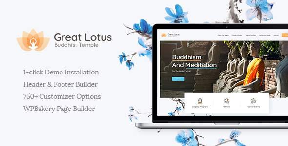 Great Lotus | Buddhist Temple WordPress Theme
           TFx Ed Wilson