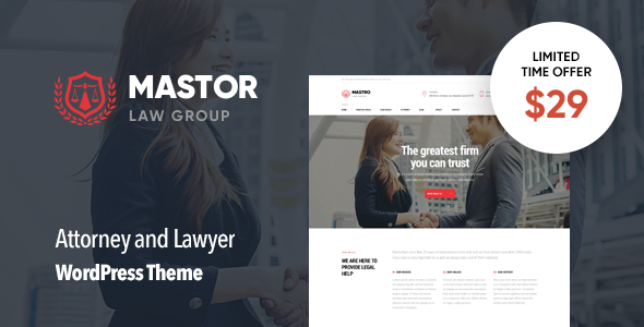 Mastor - Law WordPress Theme
           TFx Izzy Cal