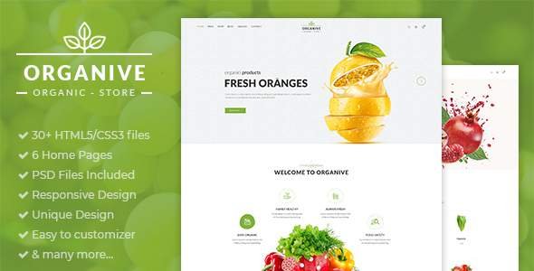 Organive - Organic Store & Eco Food Products HTML5 Template
           TFx Raharjo Yancy