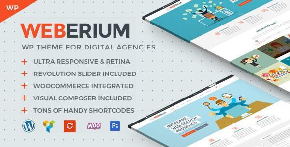 Weberium | Responsive WordPress Theme Tailored for Digital Agencies
           TFx Errol Braith