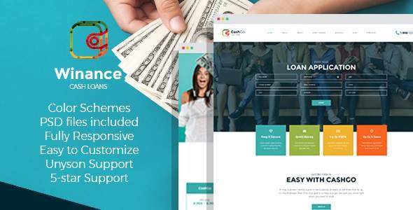 Winance – Financial Company WordPress Theme
           TFx Odell Darrell
