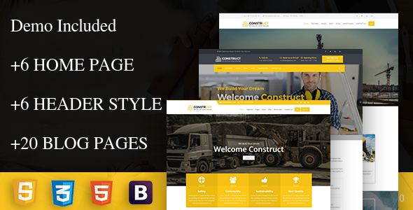 construct - Construction Corporate Business Drupal 8 Theme
           TFx Kian Marlin