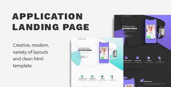 APPMICRON - HTML Application Landing Page
           TFx Titus Harta