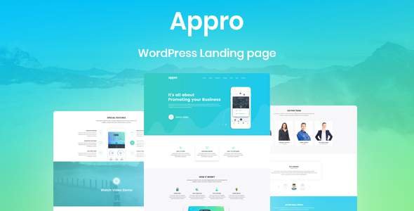 Appro App Landing WordPress Theme
           TFx Devin Laverne
