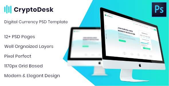 CryptoDesk - A Crypto Currency PSD Template
           TFx Jocelyn Garnett