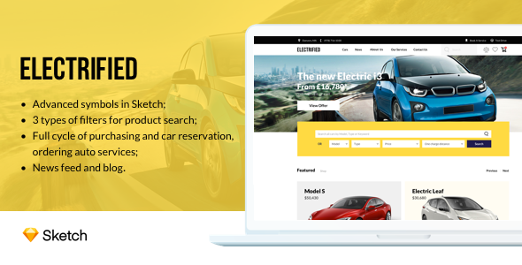 Electrified - Electric Cars Sketch Template
           TFx Gallagher Ozzie