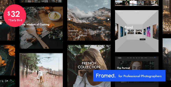Framed | Photography WordPress for Photographer
           TFx Sammy Read
