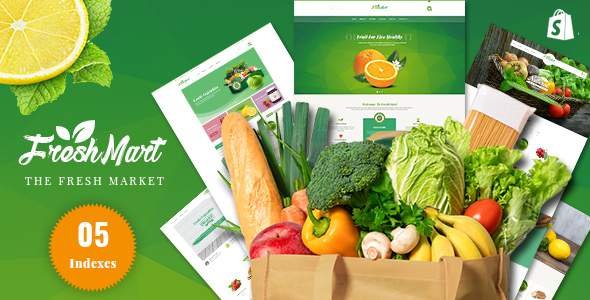 FreshMart - Responsive Shopify Theme, Organic, Fresh Food, Farm Store
           TFx Mitch Gerrard
