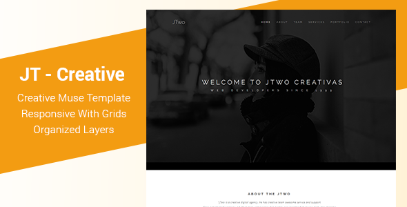 JT - Creative One Page Muse Template
           TFx Winthrop Vedastus