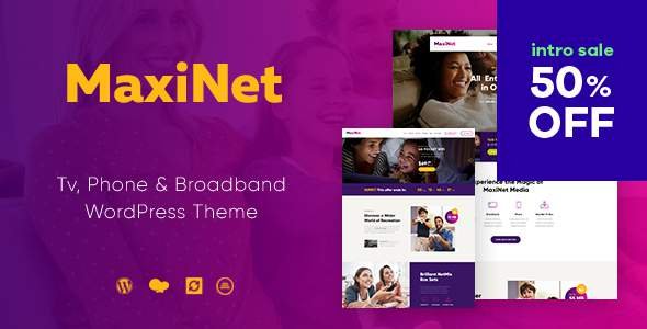 MaxiNet | Broadband & Telecom WordPress Theme
           TFx Everett Madison