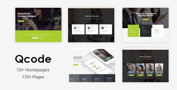 Qcode - Responsive MultiPurpose HTML5 Template | Business
           TFx Damion Brice