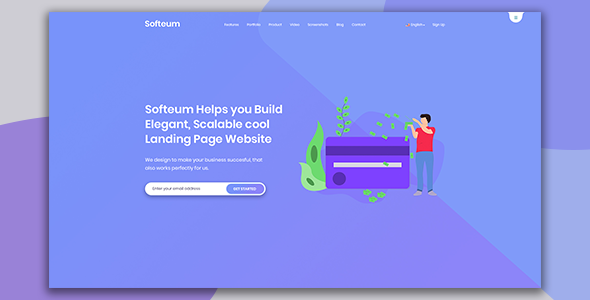 Softeum - Software, App & Product Showcase Landing PSD Design
           TFx Daryl Royal