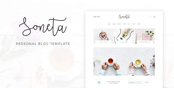Soneta - Personal Blog PSD Template
           TFx Lovel Benjy