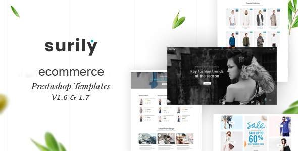 Surily - eCommerce Prestashop 1.7 & 1.6 Responsive Themes
           TFx Elijah Trafford