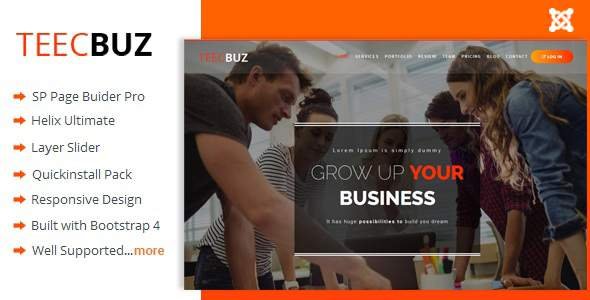 TeecBuz - Business Onepage Multi-Purpose Helix Ultimate Joomla Template
           TFx Ferdie Donnie