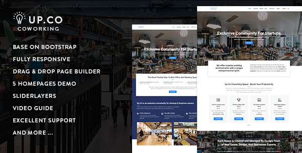 Up.Co - Creative Office Space & Business Drupal 8.5 Theme
           TFx Tennyson Ogden