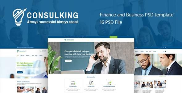 Consulking - Consulting & Business PSD template
           TFx Glen Elijah