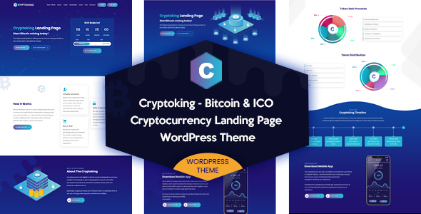 Cryptoking - Bitcoin & ICO Landing Page WordPress Theme
           TFx Isaiah Grier