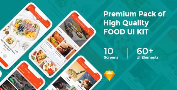 Foodd - Food UI KIT for Sketch
           TFx Lorin Ezekiel