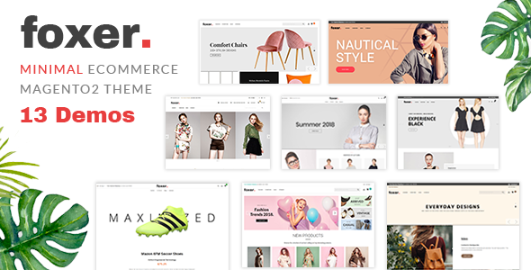 Foxer - Minimalist eCommerce Magento2 Theme
           TFx Joshua Mitch
