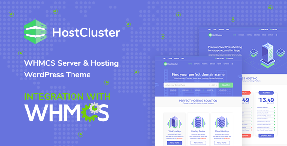 HostCluster - WHMCS Server & Hosting WordPress Theme
           TFx Jaydon Cam