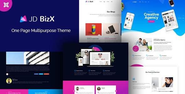 JD BizX - Creative One Page Multipurpose Joomla Template
           TFx Goddard Delano